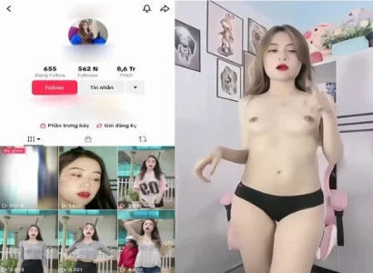 Phang em Tiktoker da trắng thân hình cực ngon
